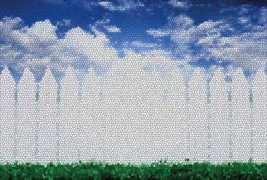 Picket Fence Mosaic